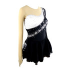Figure Skating Dress Girls Ice Skating Dress Long-sleeved Gymnastics Costume