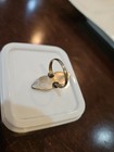 Old Pawn Vintage Navajo Sterling Silver Turquoise W Mother Of Pearl Ring Sz 6