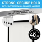 As Hanging Display Systems As Hanging 8ft Gallery Picture Rail System Set 2x4ft