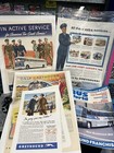 Ad Lot  Vintage 1940s 1950s Greyhound Bus Transportation Advertising Print Ads