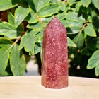 Wholesale Lot 1lb Natural Strawberry Quartz Obelisk Tower Point Crystal Healing