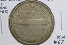 1930-a Germany Graf Zeppelin World Flight 3 Reichsmark Km  67 6wto