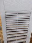 Mid American Louvered Vinyl Exterior Shutters 14 5in X 48 In Paintable Pair New