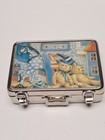 Vintage Mini Sewing Kit Suitcase Teddy Bear Travel Sewing Box Cute