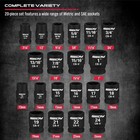 1 2  Drive Socket Wrench Set  25-piece Sae   Metric Impact Ratchet    