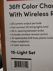  Honeywell 36ft Led Color Changing Commercial Indoor outdoor String Lights