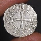 Prince Bohemond Iii Silver Coin Antioch Denier 1163ad Crusader States Crusades