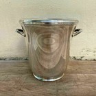 French Silver Plated Ice Bucket Champagne Cooler Vintage 1950s 01082131