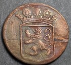 Antique 1752 Voc Duit Dutch East India Company Coin