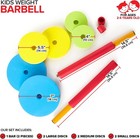 Modern Innovations Kids Barbell Weight Set  Toy Workout Multicolored 