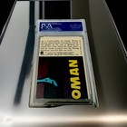 1966 Topps Batman Red Bat A Series Card   22 - Death Skis The Slopes - Psa 8