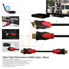 Hdmi 1 4 Cable Cord 3ft 5ft 10ft 15ft 25ft 30ft 50ft 75ft High Speed Red Lot Us