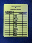         10-plastic Fire Extinguisher 4-year Inspection Tags 2026-2027-2028-2029        