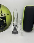 New 10   50 Caliber Glass Water Pipe Bong Hookah Usa Thick Smooth Draw Gunmetal