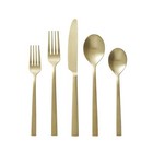 Better Homes   Gardens River 20-piece Gold Stainless Steel Flatware Set