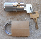 Assa Twin Mortise Cylinder With Ic Core V-10 599  Keys  Demo Keyed
