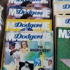 Lot Of 18 Vintage Dodgers Magazines