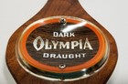 Vintage Olympia Dark Draught Beer Tap Wood Handle 12-1 2 Inch High