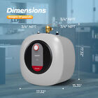    90  New   8 Gallon Mini Tank Water Heater Electric For Under Sink Rv Kitchen
