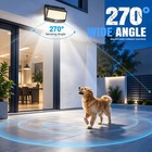 4 6 8pack Led Solar Power Lights Pir Motion Sensor Outdoor Garden Security Lamp