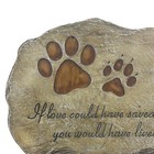 Paw Prints Dog Pet Memorial Stones  Pet Garden Stone Grave Marker For Dog Or    
