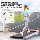 5  Incline Portable Compact Walking Pad For Home Office With Remote Control
