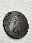 Hard Times Token  a297 Motts Importers Ny ny   1839  copper thick 28mm f  holed