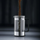 Bodum 34 Oz Kenya French Press Coffee Maker  Stainless Steel  New