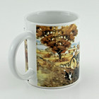 John Deere  antique Tractor  Coffee Mug 12 Oz By Gibson