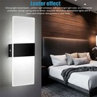 Modern Led Wall Lighting Up Down Cube Bedroom Sconce Lamp Fixture Indoor