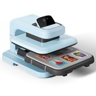 Auto Heat Press Machine 2 tumbler Mug Heat Press Machine  hat Press Bundle Blue