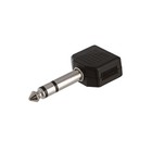 6 35mm Stereo Male Plug To 2x3 5mm Mono Jack Adapter Audio Y-splitter Converter
