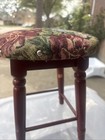 Vintage Wooden Fabric Step Stool