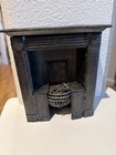 Antique Early Doll House Evans And Cartwright Tin Fireplace