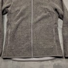 Mountain Hardwear Jacket Womens M Gray Ol8296 Wool Blend Full Zip Hooded Hiking