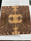 Walnut Burl Raw Wood Veneer 2 Sheets 11  X 11  522g