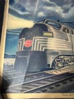 Authentic New York Central Railroad Vintage Poster - Damaged But Beautiful 18x16