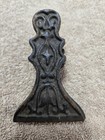Large Antique Victorian Ornate Design Cast Iron Letter Paper Or Note Clip Holder