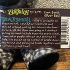 Grateful Dead Liquid Blue Bean Bear Plush August West 7  Black 1998 Vintage