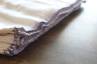 Lot Of Ten  10  100  Unbleached Cotton Infant Cloth Diaper Prefolds-purple Edges