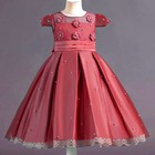 Flower Girls Tutu Dress Bridesmaid Princess Christmas Kids Party Gown Pageant
