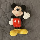 4    Tall Ceramic Mickey Mouse Figurine  Official Disney Stamped Vintage