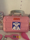 Fisher Price Pink Medical Doctor Nurse Kit In Case   Accessories Complete Set