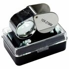 2-pack 10x   30x Jewelers Jewelry Eye Loupe Set Optical Magnifying Glass Lens 