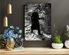 The Dark Knight Joker Burning Money Poster Canvas Print Art Home D  cor Wall Art