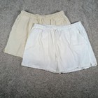 Vintage Cottonseed Wear Womens Xxl Shorts Lot 2 100  Cotton Made In Usa