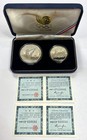 1988 South Korea Seoul Olympics Silver Proof 2-coin Set - W  Ogp   Coa s