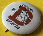 1970 Denver Broncos Vintage Nfl Afl Football Pin Button Pin Badge 1 1 4  Pinback