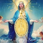 S925 Silver Miraculous Medal Patron Saint Amulet   Protection Necklace For Wo   