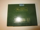 Vtg  Metal Lucky Strike Flat Fifties Cigarette Box Tin Holder Advertising  t31